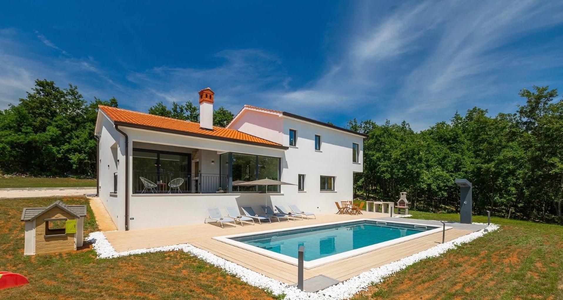 Vila Prisunca Jacuzzi & Swimming Pool Pazin Luaran gambar